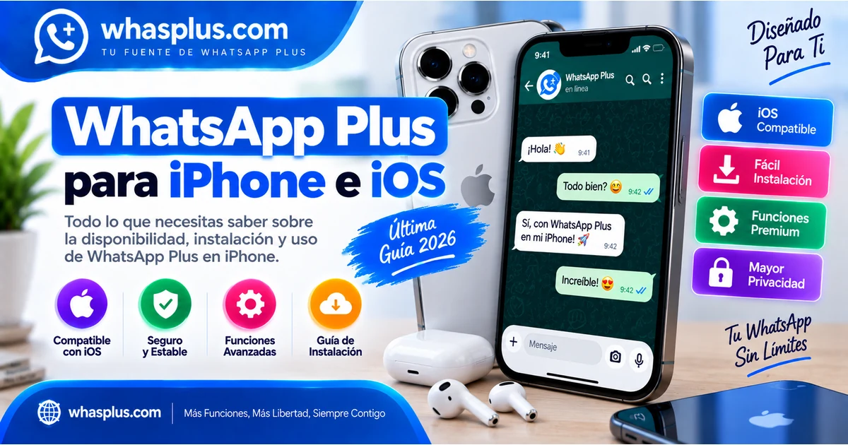 WhatsApp Plus para iPhone e iOS